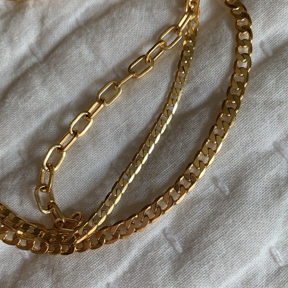 Ava Rose three stand chain necklace - Picture 4 of 5